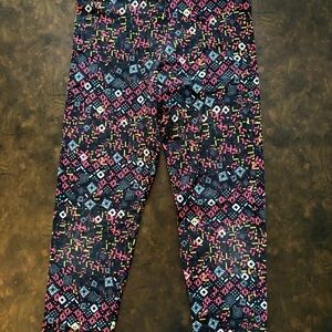 LuLaRoe Multicolor Patterned Leggings
